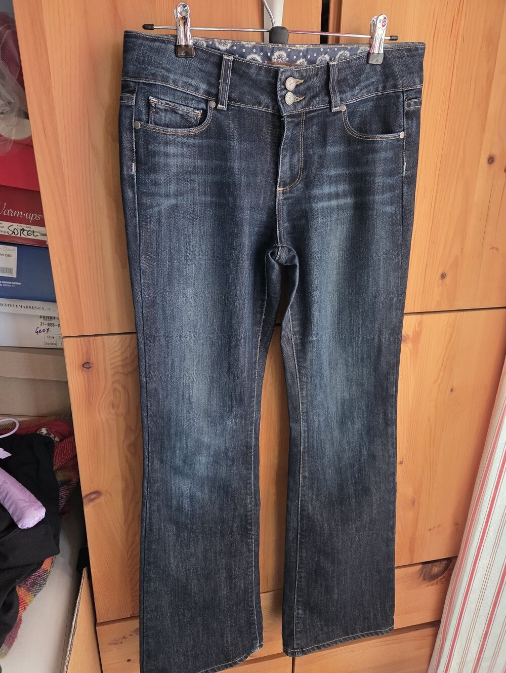 Paige Women's High Rise Dark Wash Bootcut Jeans Size 29